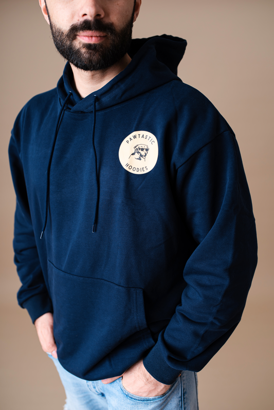 Unisex Hoodie Navy Blue
