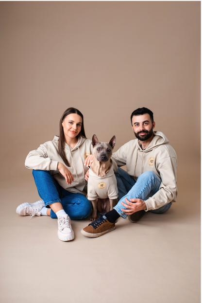 Unisex mikina - béžová