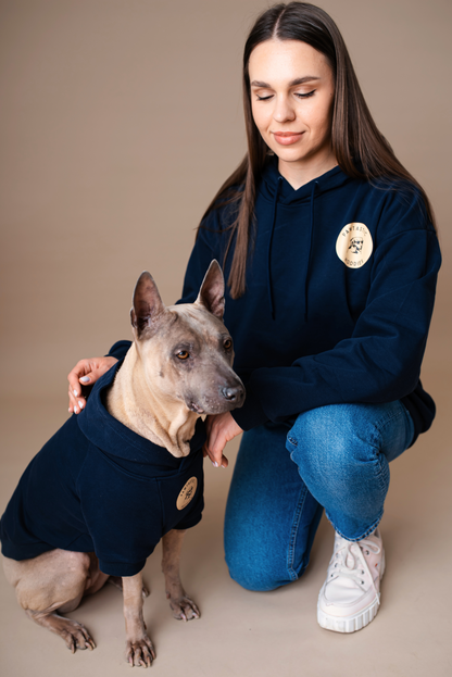 Unisex Hoodie Navy Blue
