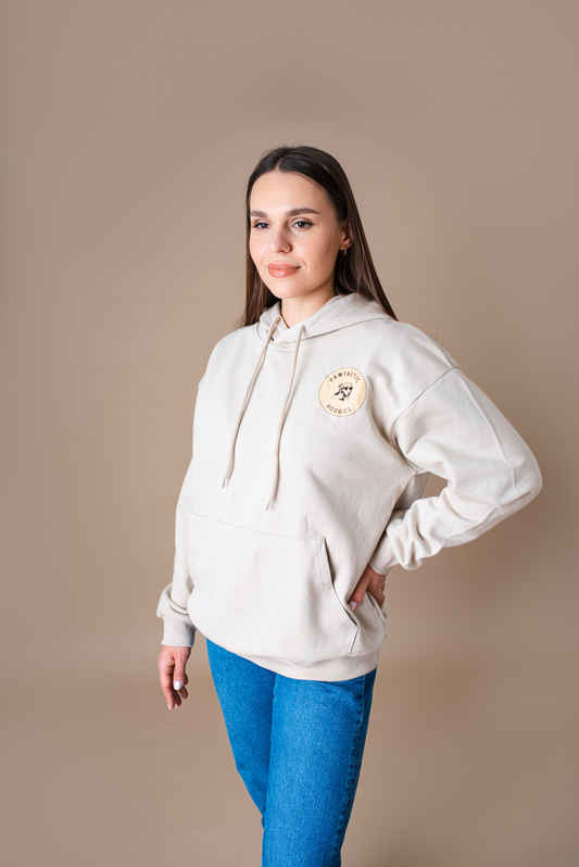 Unisex Hoodie Beige
