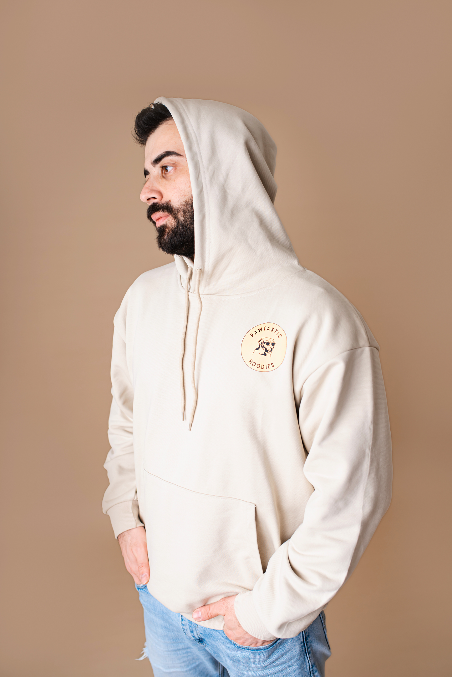 Unisex mikina - béžová